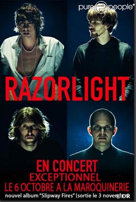 Razorlight à la Maroquinerie le 6/10/08