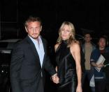 Sean Penn et sa femme Robin Wright
