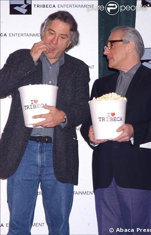 Robert De Niro et Martin Scorsese en 2001