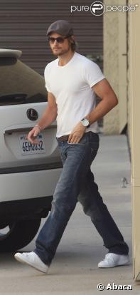 Gabriel Aubry seul à L.A.