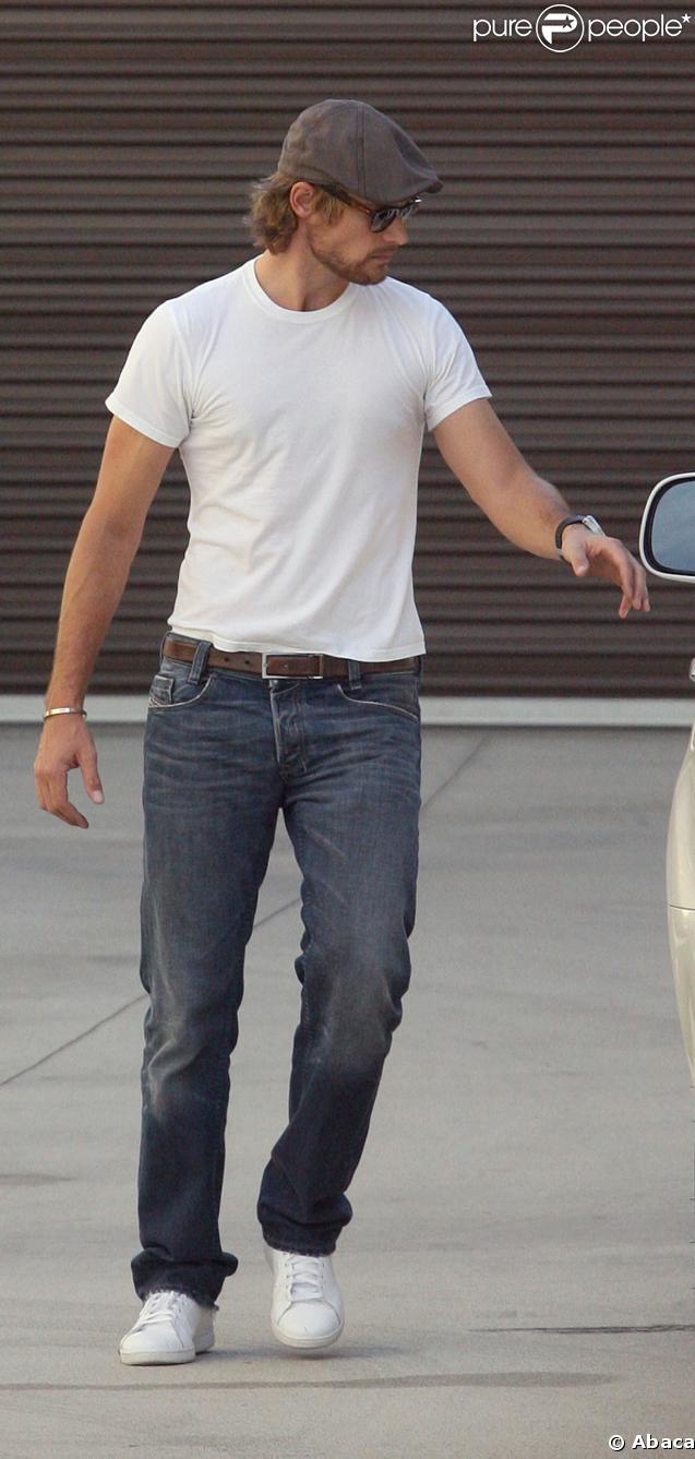 Gabriel Aubry seul à L.A.