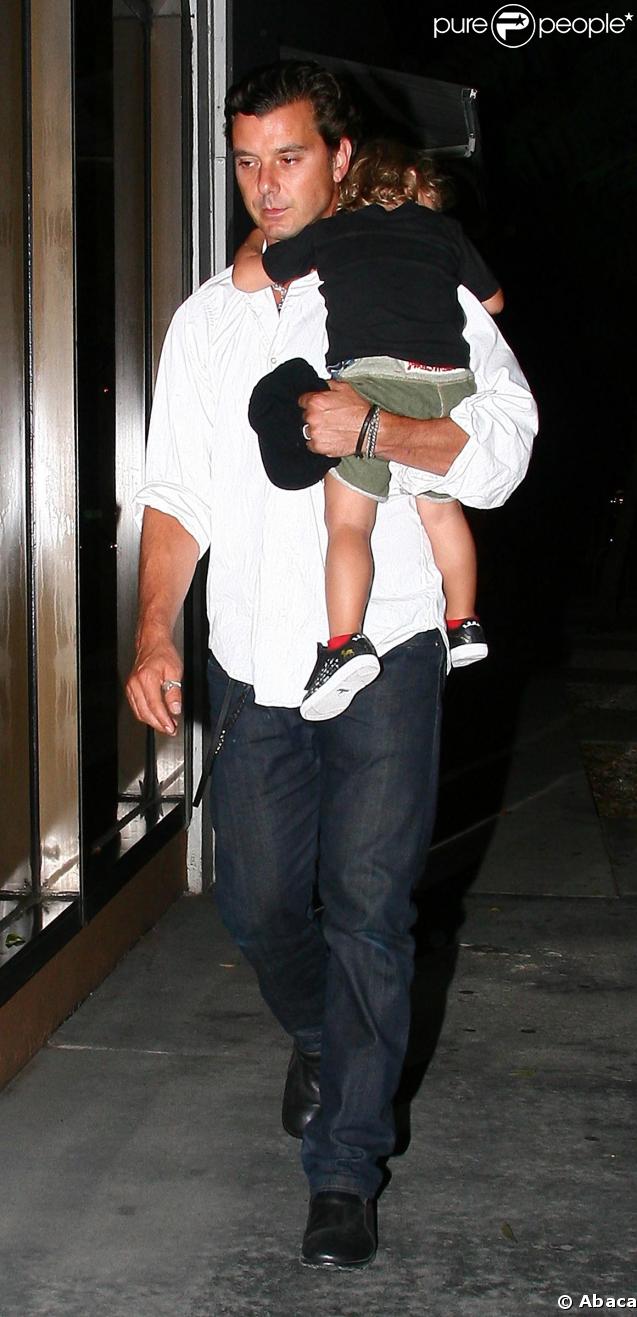 Gavin Rossdale et son fils, sans Gwen... à L.A.