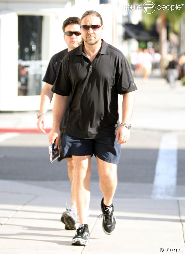 Russell Crowe seul à L.A.