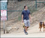 Stuart Townsend seul à L.A. avec son chien !