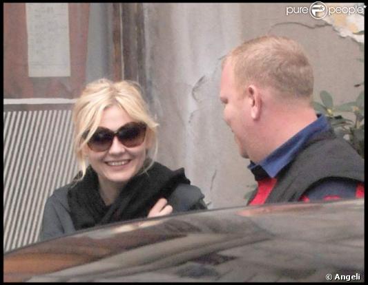 Kirsten Dunst à Paris