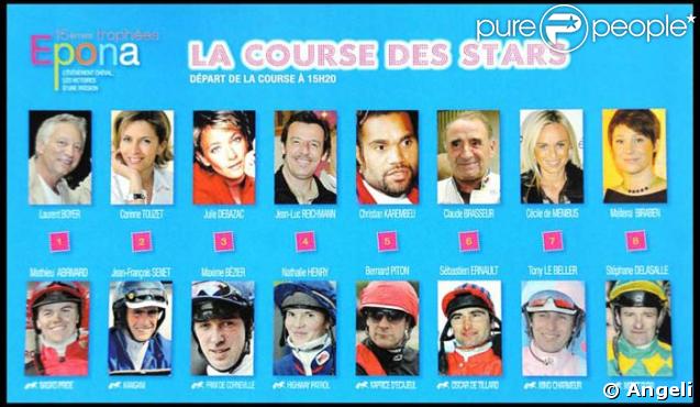La course des célébrités du 15e Festival Epona, le 11/10/08