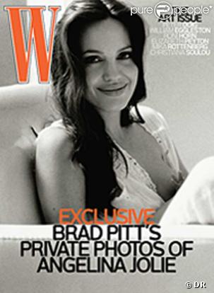 Angelina Jolie en couverture de W