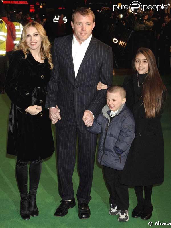 Madonna, Guy Ritchie, Lourdes et Rocco