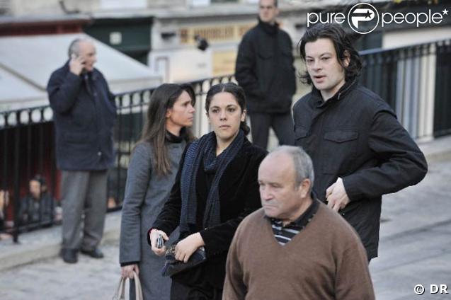 Benjamin Biolay et Alysson Paradis aux obsèques de Guillaume Depardieu