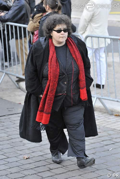 Juliette aux obsèques de Guillaume Depardieu