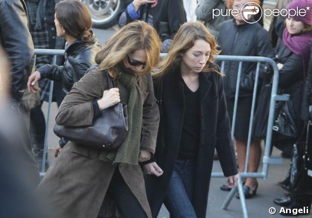 Obsèques de Guillaume Depardieu : Nathalie Baye et Laura Smet