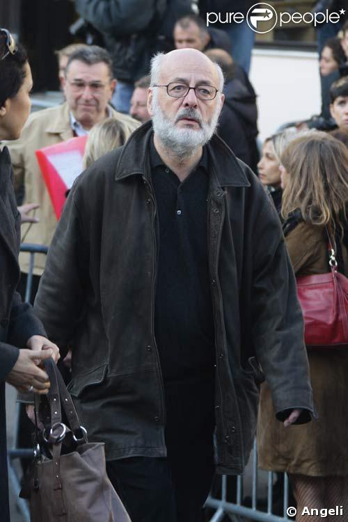 Bertrand Blier aux obsèques de Guillaume Depardieu : 