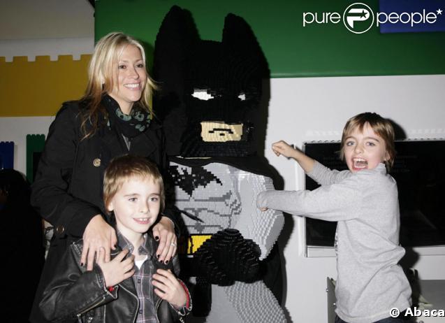 Nicole Appleton, son fil Gene et son beau-fils Lennon