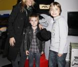 Nicole Appleton, son fil Gene et son beau-fils Lennon