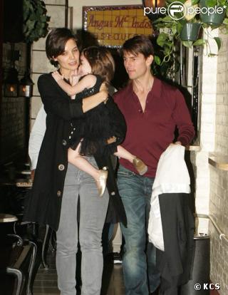 Katie Holmes, Tom Cruise et leur petite Suri