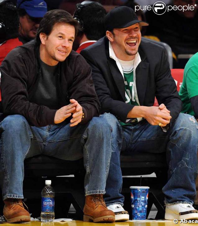 Mark Wahlberg et Donnie Wahlberg (NKOTB)