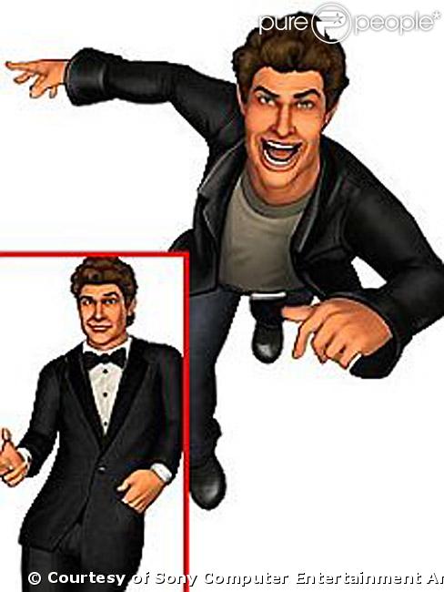 David Hasselhoff dans le jeu video Pain