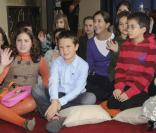 Ingrid Betancourt à Oviedo avec les enfants