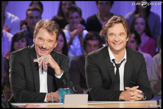 Johnny Hallyday et David