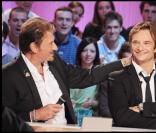 Johnny Hallyday et David