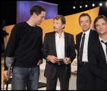 Johnny Hallyday, Grand Corps Malade, Michel Denisot et David Hallyday