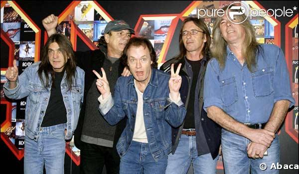 Le groupe de rock AC/DC