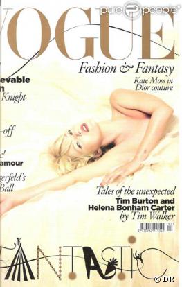 Kate Moss en couverture du Vogue UK