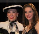 Sarah Barzyk, Miss Paris 2008, avec Geneviève de Fontenay