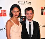 Elijah Wood et Pamela Racine