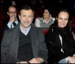 Christophe Malavoy et son épouse à la 100e du spectacle de Laurent Laffite, le 1/12/08