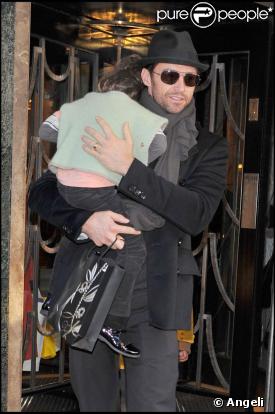 Hugh Jackman et son fils Oscar