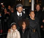 Will Smith avec sa femme Jada et ses enfants Willow et Jaden