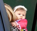 Nicole Richie et sa petite fille Harlow