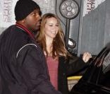 Mariah Carey et Nick Cannon arrivent au CBS Early Show