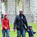 PHOTOS : Seal, un papa heureux avec ses deux adorables fils... même sous la pluie ! 