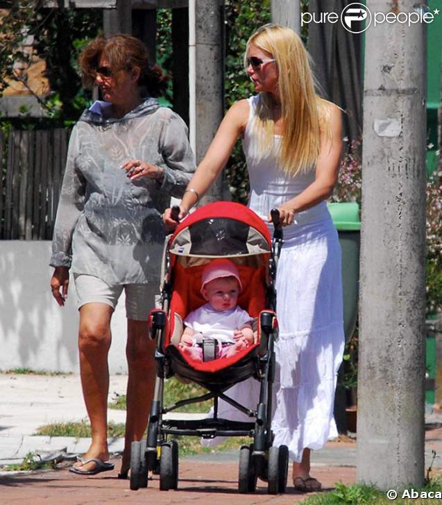 Valeria Mazza et sa petite Tania