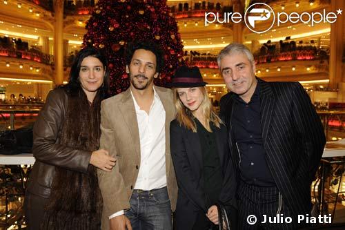 Mélanie Laurent et Tomer Sisley entourés par Alexandra Schammis et Axel Schmitt