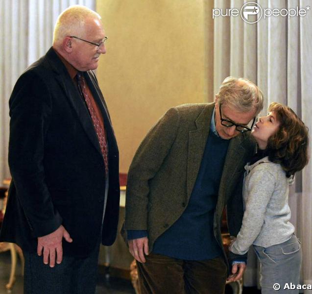 Woody Allen lors de son étape à Prague