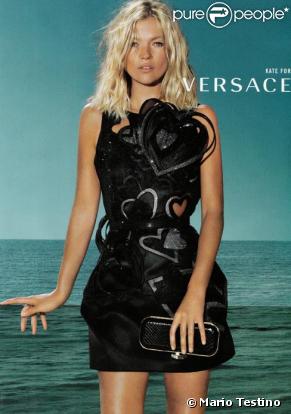 Kate Moss, campagne Versace, 2009.
