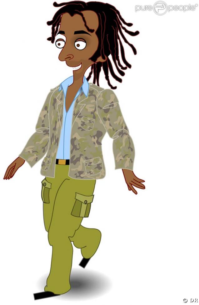 Yannick Noah dans le dessin animé 1 minute de pause