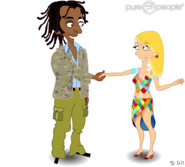 Yannick Noah dans le dessin animé 1 minute de pause