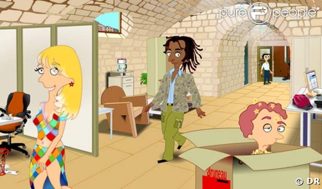 Yannick Noah dans le dessin animé 1 minute de pause