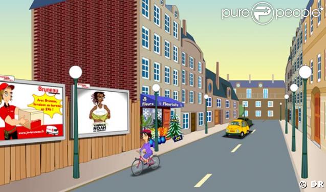 Yannick Noah dans le dessin animé 1 minute de pause