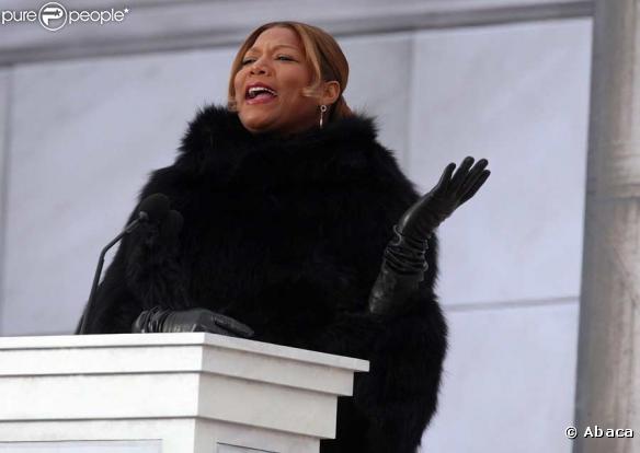 Dimanche 18 janvier 2009 : à deux jours de l'investiture de Barack Obama, un gigantesque show inaugural réunit des dizaines de stars et des centaines de milliers de fans en liesse. Queen Latifah.