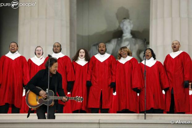 Dimanche 18 janvier 2009 : à deux jours de l'investiture de Barack Obama, un gigantesque show inaugural réunit des dizaines de stars et des centaines de milliers de fans en liesse. Bruce Springsteen.