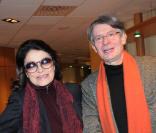 Anouk Aimée et Claude Eric-Poiroux au Festival Premiers Plans, à Angers. 21/01/09