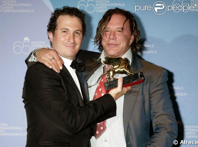 Darren Aronofsky et Mickey Rourke, Lion d'Or pour 