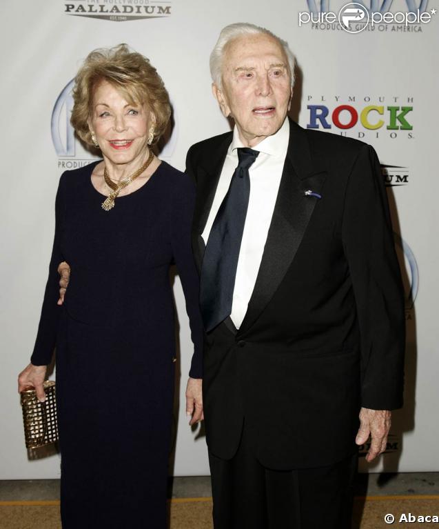 Anne Buydens Douglas et Kirk Douglas 