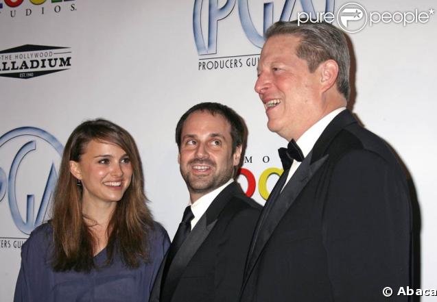 Natalie Portman et Al Gore 