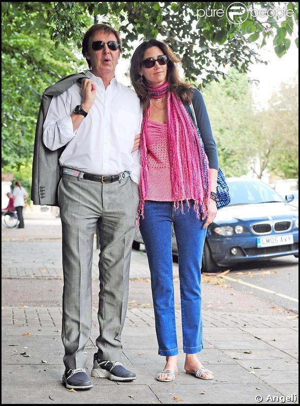 Sir Paul McCartney et Nancy Shevell en 2008